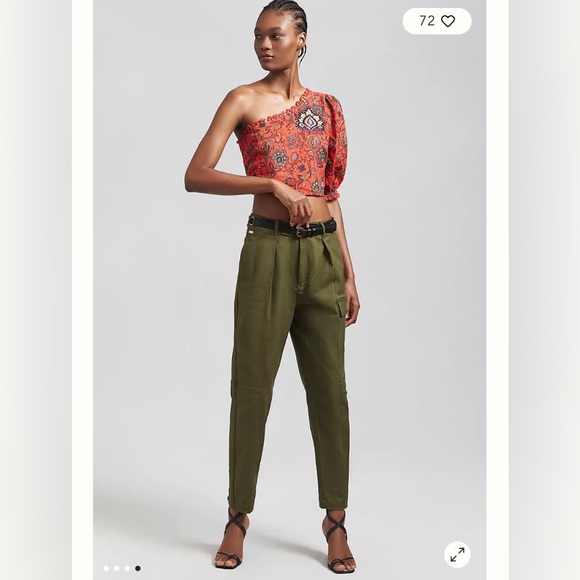 FARM Rio Tops - Farm Rio One-Shoulder Crop Top ✨ Host Pick ✨